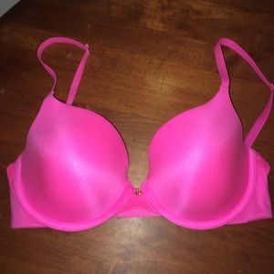 Hot Pink Betsey Johnson Bra